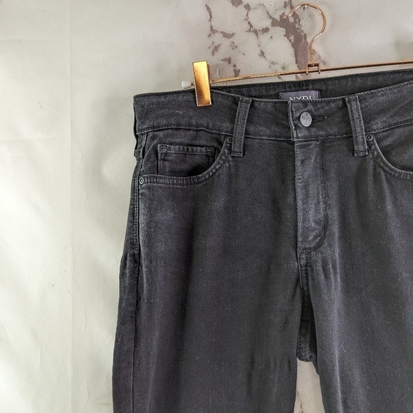 NYDJ Pants Womens 8 P Black Ami Skinny Stretch Jeans Mid Rise Daughters - Picture 2 of 15
